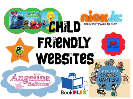 Child Friendly websites link button