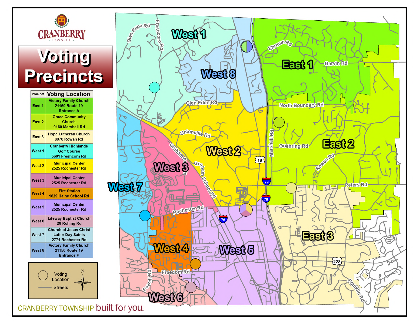 Voting Precincts and Locations
